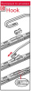 Щетка стеклоочистителя Denso Standard DM-045